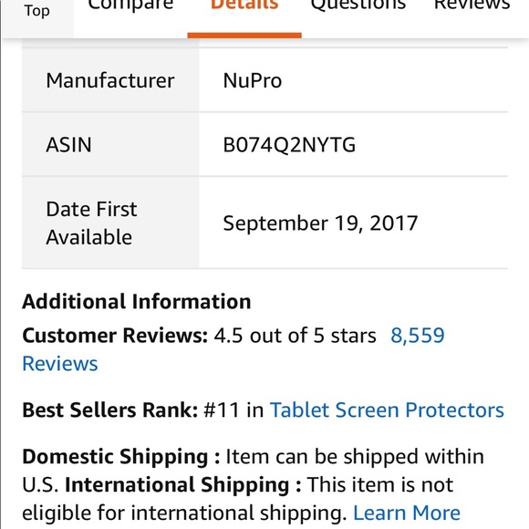 NuPro Clear Screen Protector - Picture 11 of 11